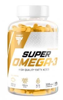 7 Trec Super Omega-3 - 120caps / 2026-07-01 брак товарной этикетки (превью)