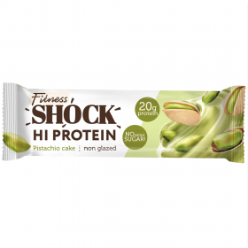 FitnesSHOCK Батончик неглазированный (12шт в уп) 60 г "Фисташковый десерт" до 05.02.2026