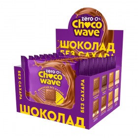 Mr. Djemius Шоколад Chocowave (8шт в уп) Шоубокс 60 г Молочный с добавлением белого шоколада до 20.02.2026