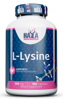 HAYA LABS L-Lysine 500mg 100 vcaps до 02.2026