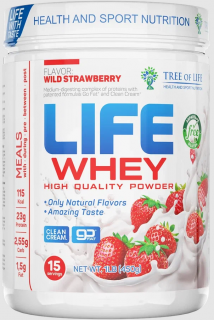 Tree of Life LIFE Whey Protein 454 г Wild Strawberry без НДС (превью)