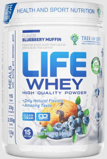 Tree of Life LIFE Whey Protein 454 г Blueberry muffin без НДС (превью)