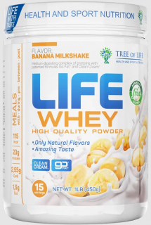 Tree of Life LIFE Whey Protein 454 г Banana milkshake без НДС (превью)