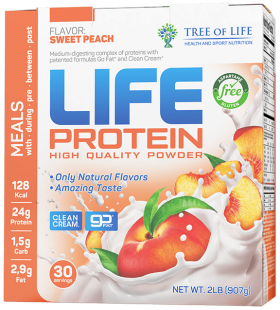 Tree of Life LIFE Protein 908 г Sweet peach без НДС (превью)