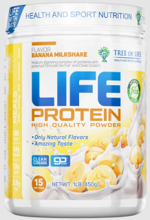 Tree of Life LIFE Protein 454 г Banana Milkshake без НДС (превью)