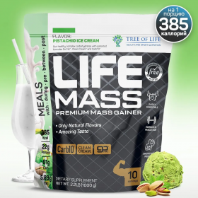 Tree of Life Life Mass Premium Mass Gainer 1000 г ФИСТАШКА без НДС (превью)