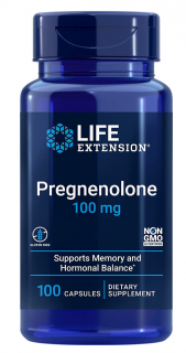 LIFE Extension Pregnenolone 100 mg 100 caps срок до 03.2026 (превью)