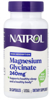 Natrol Magnesium bisglycinate 240 мг