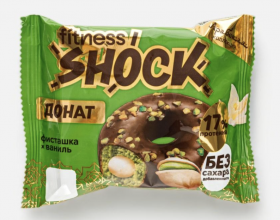 FitnesSHOCK Донат глазированный (12шт в уп 50&nbsp;г (превью)