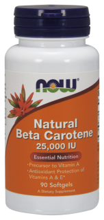 NOW Nat Beta Carotene 25000